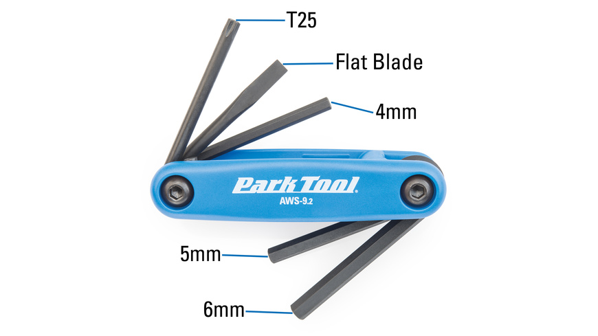 Park Tool AWS-9.2 Faltwerkzeug -/T25, 4/5/6 Park Tool AWS-9.2 Faltwerkzeug -/T25, 4/5/6