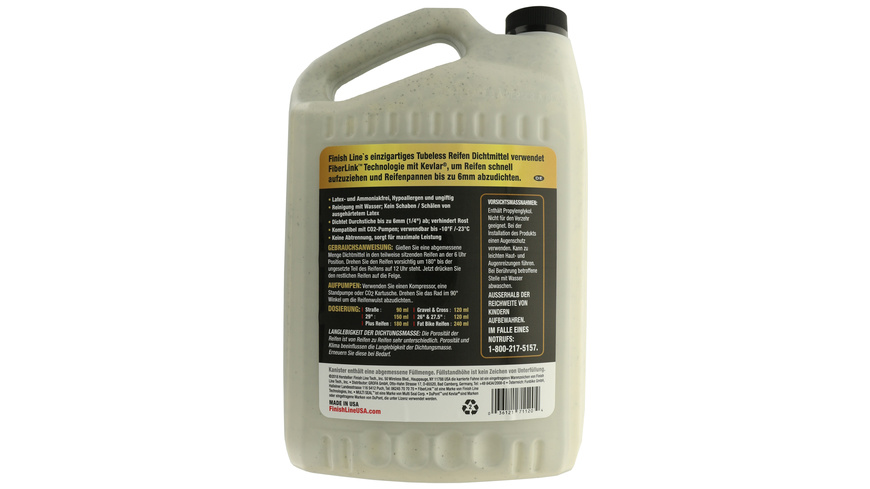 Finish Line Tubeless Reifendichtmittel 3,8 Liter (1gal) Finish Line Tubeless Reifendichtmittel 3,8 Liter (1gal)