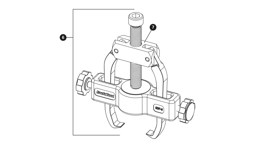 Park Tool 1190A Greifzange für CBP-8