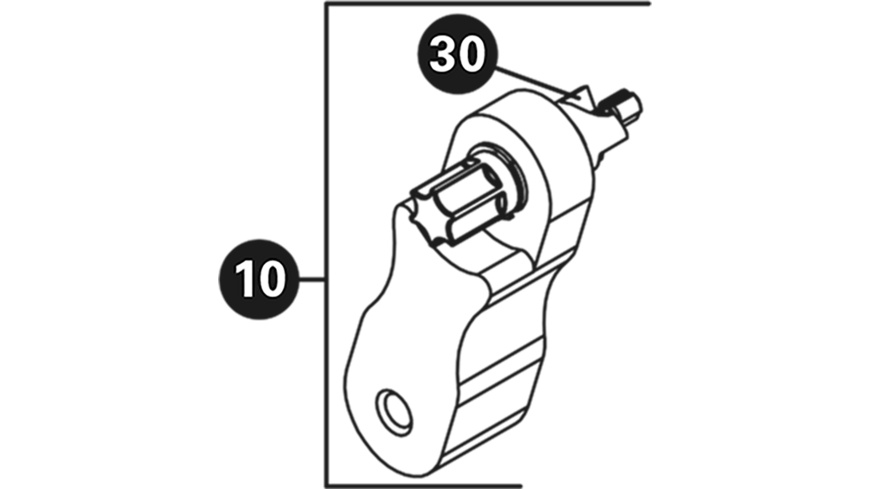 Park Tool 2180A IS-Mount-Arm-Baugruppe DT-5.2