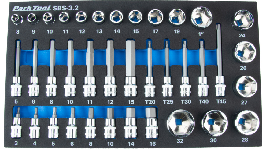 Park Tool SBS-3.2 Socket & Bit Set 3/8"