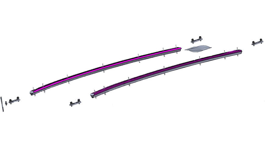 Yakima LNL Track Kit Toyota Hilux Mk8 DC