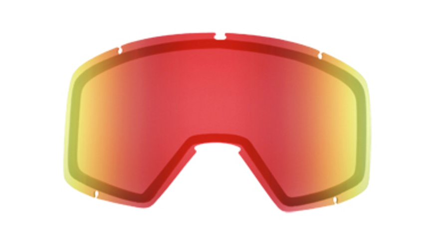 Giro BLOK MTB Goggle: Lens amber scarlet - Ersatzscheibe