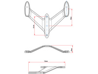 Profile Design A3A Hi-Riser Kit w/ A3A BTA Bridge