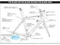 Look 795 Blade Chainstay Protector