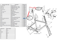 Look Aeropost 4 Schrauben-Kit