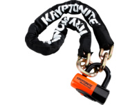 Kryptonite New York 1275 Cinch Ring Kettenschloss (75cm) + Evolution Disc Lock