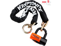 Kryptonite New York 1275 Cinch Ring Kettenschloss (75cm) + Evolution Disc Lock