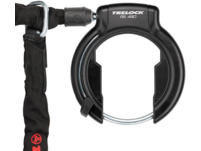 Trelock RS 480 P-O-C XL Rahmenschloss AZ + ZR 355 Plug-In Chain + Satteltasche