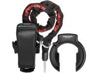 Trelock RS 480 P-O-C XL Rahmenschloss AZ + ZR 355 Plug-In Chain + Satteltasche