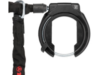 Trelock RS 453 P-O-C Ballon Rahmenschloss NAZ + ZR 355 Plug-In Chain + Satteltasche