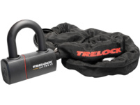 Trelock LC 680 Kettenschloss 110cm + U4 Mini XS Bügelschloss