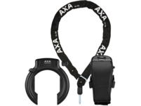 AXA Imsenso XL Rahmenschloss AZ + ULC 130 Plug-In Chain + Satteltasche