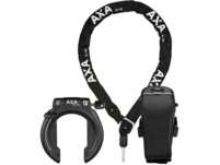 AXA Block XXL Rahmenschloss NAZ + ULC 130 Plug-In Chain + Satteltasche