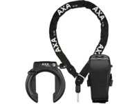 AXA Block XXL Rahmenschloss AZ + ULC 130 Plug-In Chain + Satteltasche
