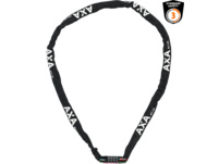 AXA Rigid RCC Combo Kettenschloss 120cm Schwarz