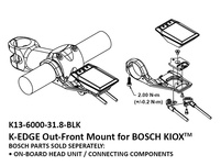 K-Edge BOSCH Kiox Out-Front E-Bike Mount