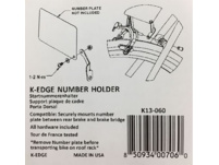 K-EDGE K13-060 Pro Number Holder