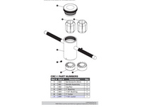 Park Tool 846 Ersatzfräser Gabelkonus 1 1/8"