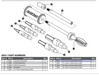 Park Tool 2561 Dehnspannzange 10-14MM SHX-1