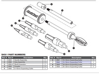 Park Tool 2561 Dehnspannzange 15-19MM SHX-1